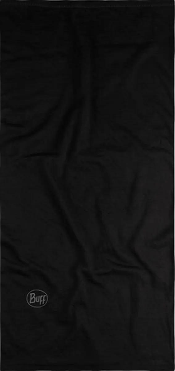 Buff Lightweight Merino Nekwarmer - One Size - Solid Black