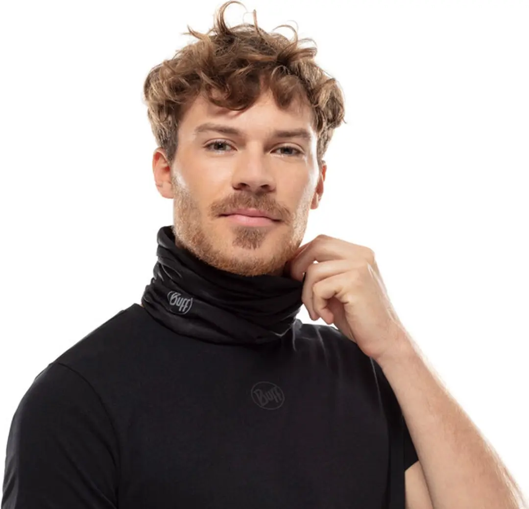 Buff Coolnet UV Solid Black Nekwarmer - One Size - afbeelding 5 van 6