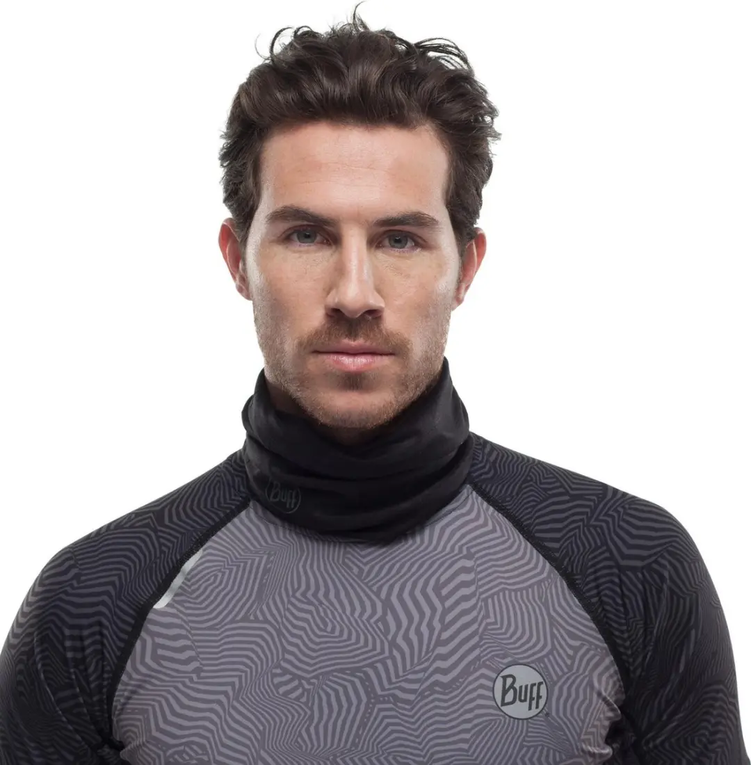 Buff Coolnet UV Solid Black Nekwarmer - One Size - afbeelding 4 van 6