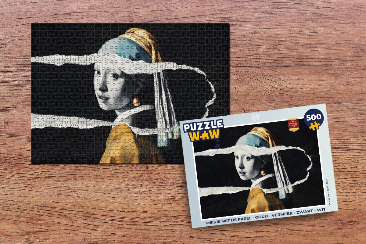PuzzleWow Vermeer Legpuzzel 500 Stuks - Multicolor