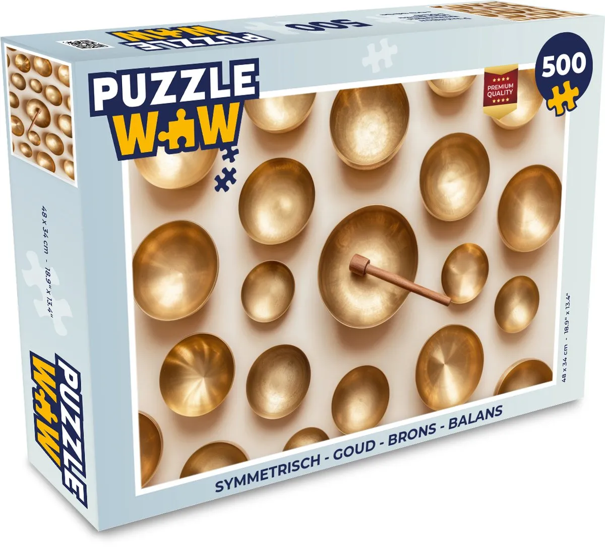 PuzzleWow Symmetrisch Legpuzzel 500 Stuks