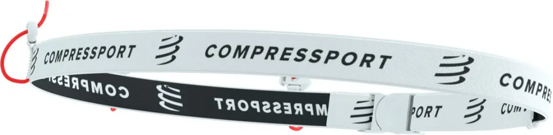 Compressport Race Belt V2 Startnummerband - 3 Vakken - Wit - afbeelding 5 van 6