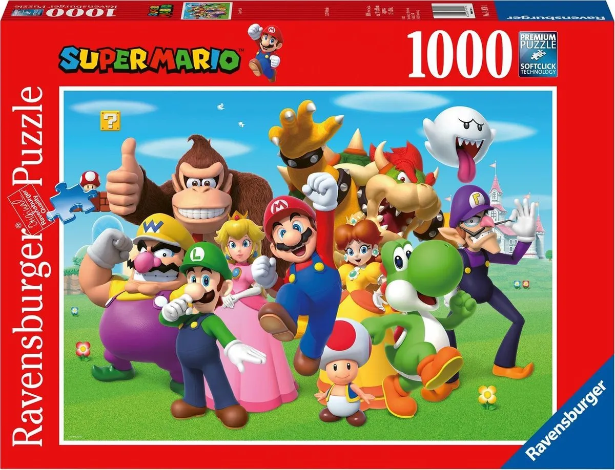 Ravensburger Super Mario Legpuzzel 1000 Stuks