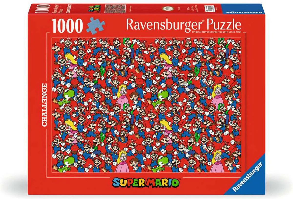 Ravensburger Super Mario Legpuzzel 1000 Stuks - Multicolor