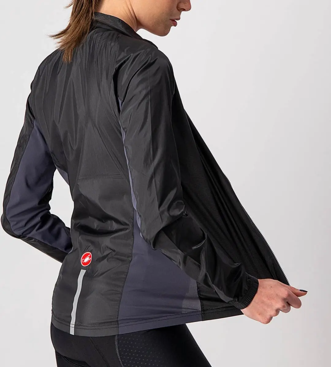 Castelli Squadra Stretch Windstopper Jacket - Zwart/Grijs M