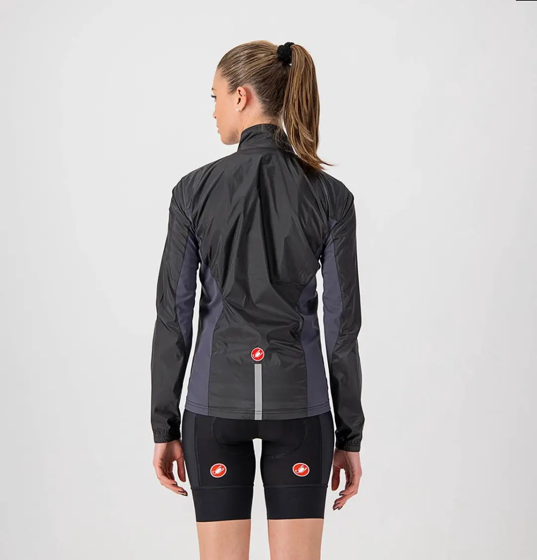 Castelli Squadra Stretch Windstopper Jacket - Zwart/Grijs M