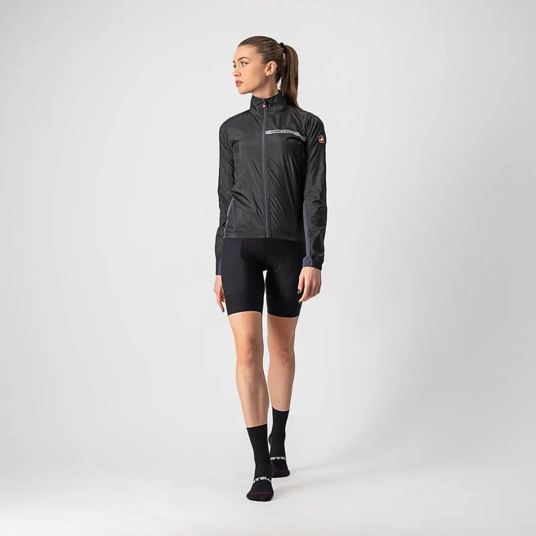 Castelli Squadra Stretch Windstopper Jacket - Zwart/Grijs M