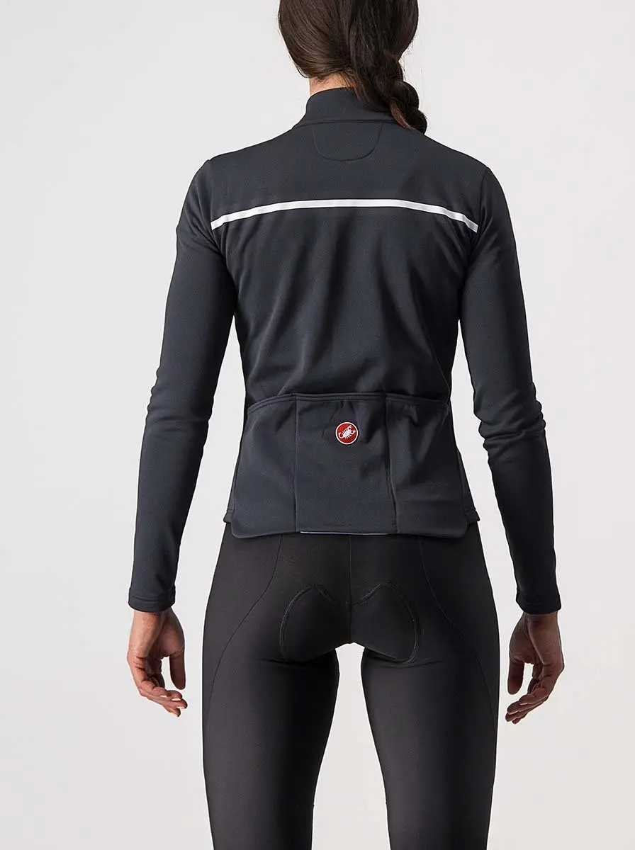 Castelli Sinergia 2 Fietsshirt Vrouwen M - Zwart/Wit