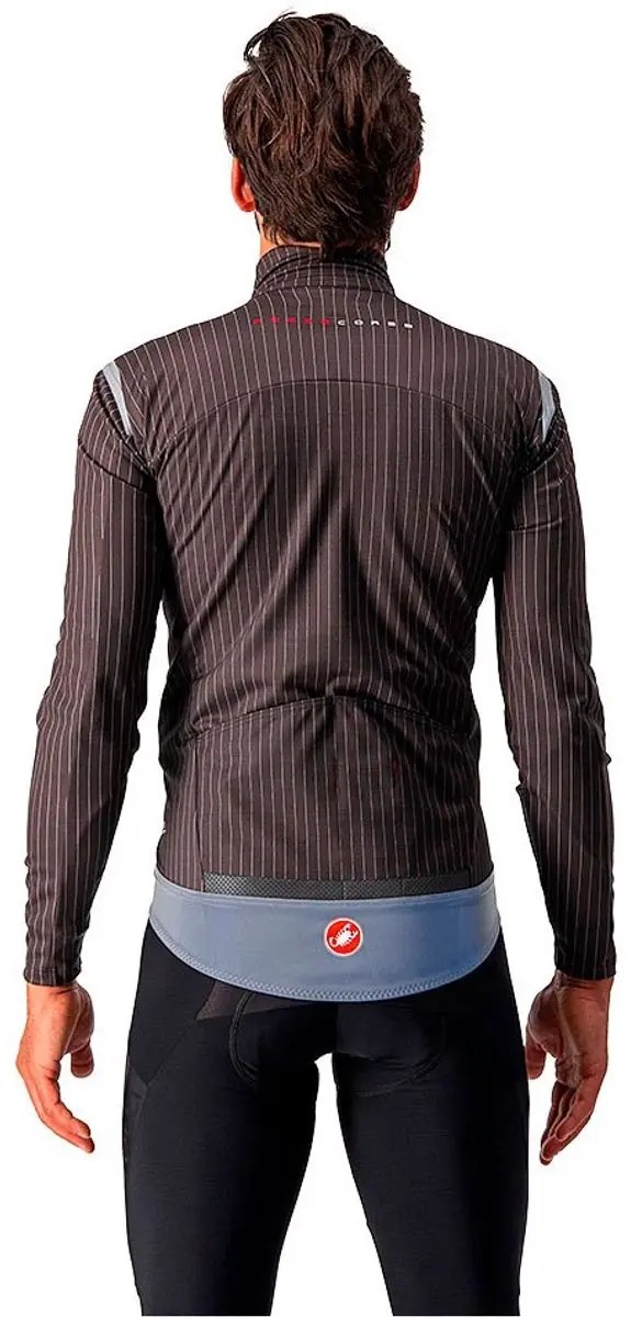 Castelli Perfetto RoS Fietsjack - Bruin/Gestreept M - afbeelding 2 van 4