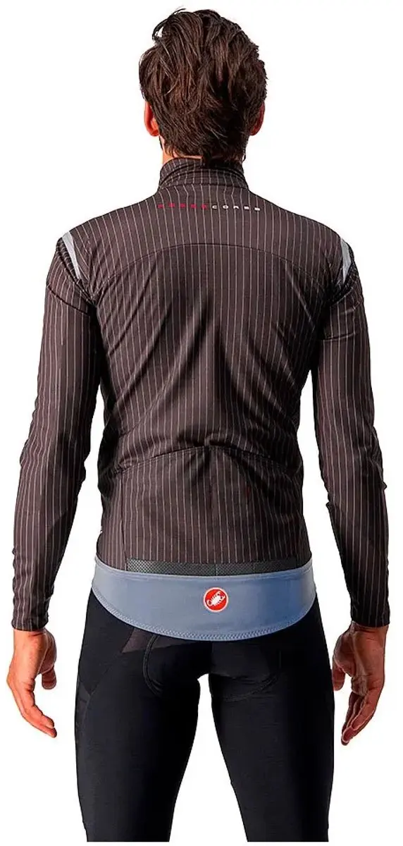Castelli Perfetto RoS Fietsjack - Bruin/Gestreept M - afbeelding 3 van 4