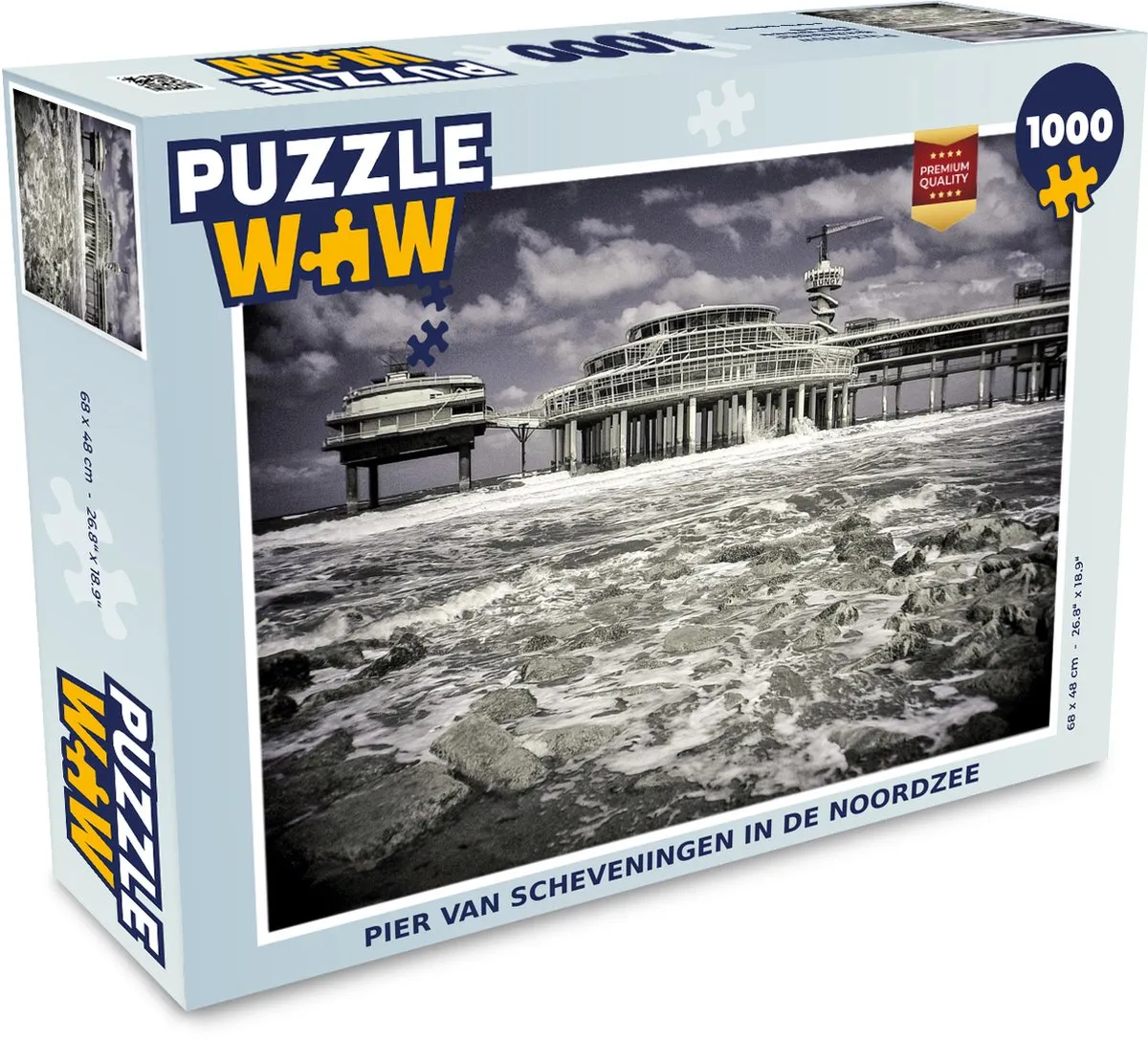 PuzzleWow Pier van Scheveningen Legpuzzel 1000 Stuks