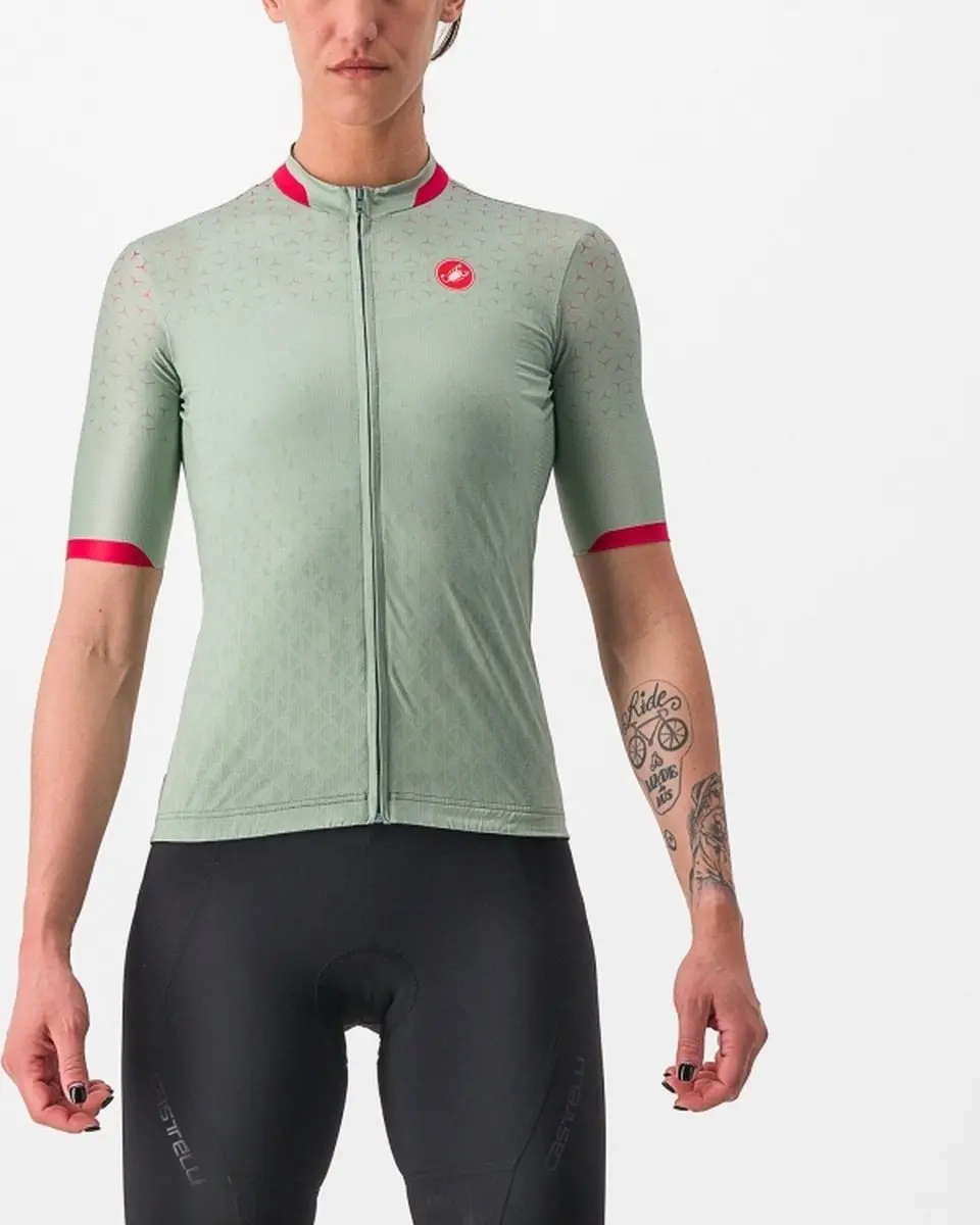 Castelli Pezzi Fietsshirt Defender Green L