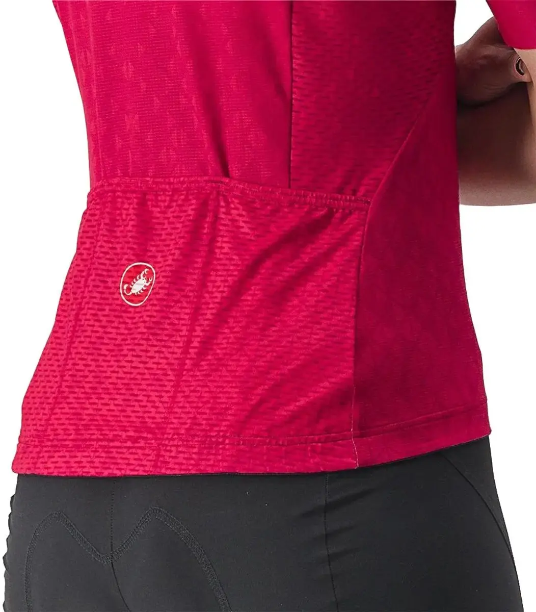 Castelli Pezzi Korte Mouw Fietsshirt Dames Persian Red S - afbeelding 5 van 6
