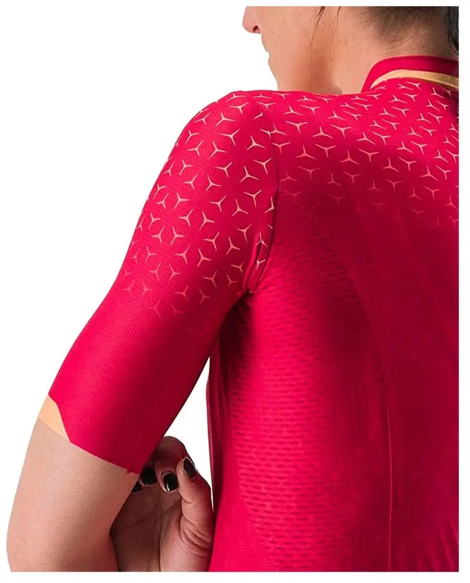 Castelli Pezzi Korte Mouw Fietsshirt Dames Persian Red S - afbeelding 4 van 6