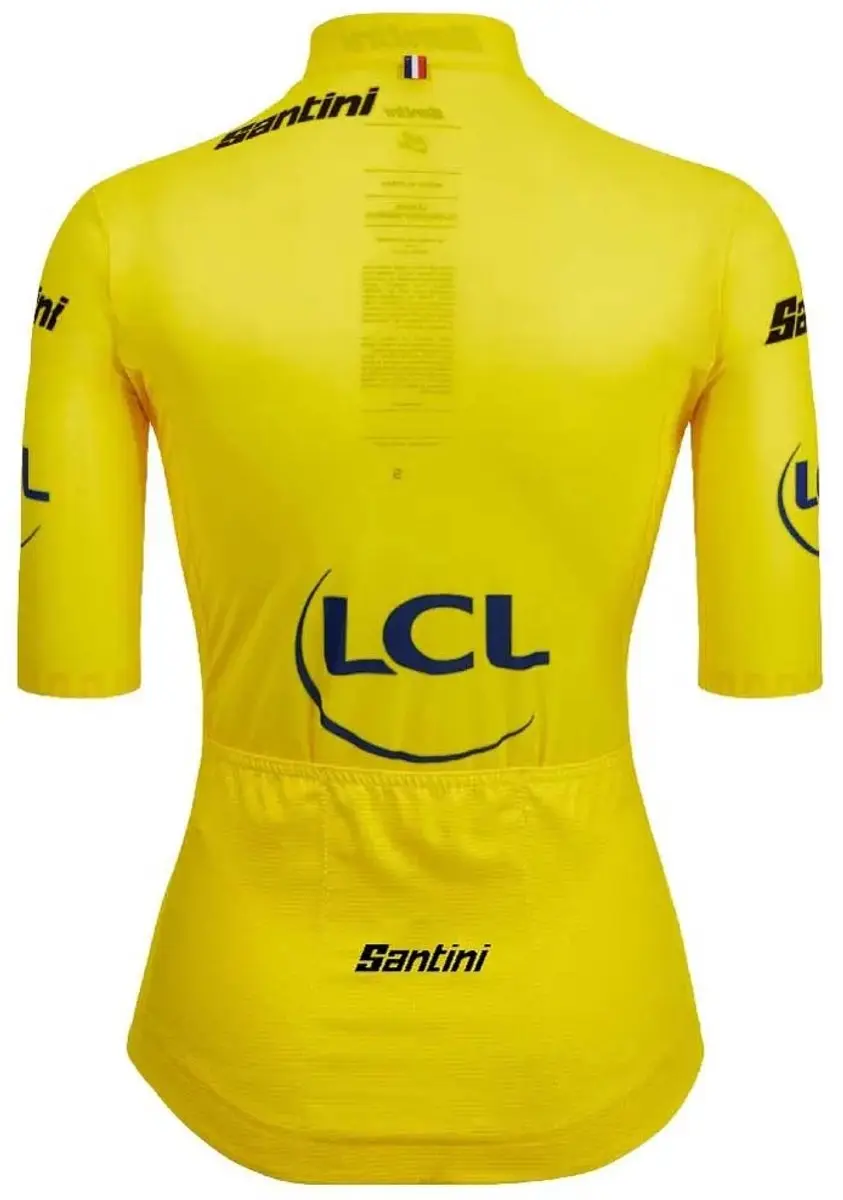 Santini Tour De France Avec Zwift Wielertrui Geel XS