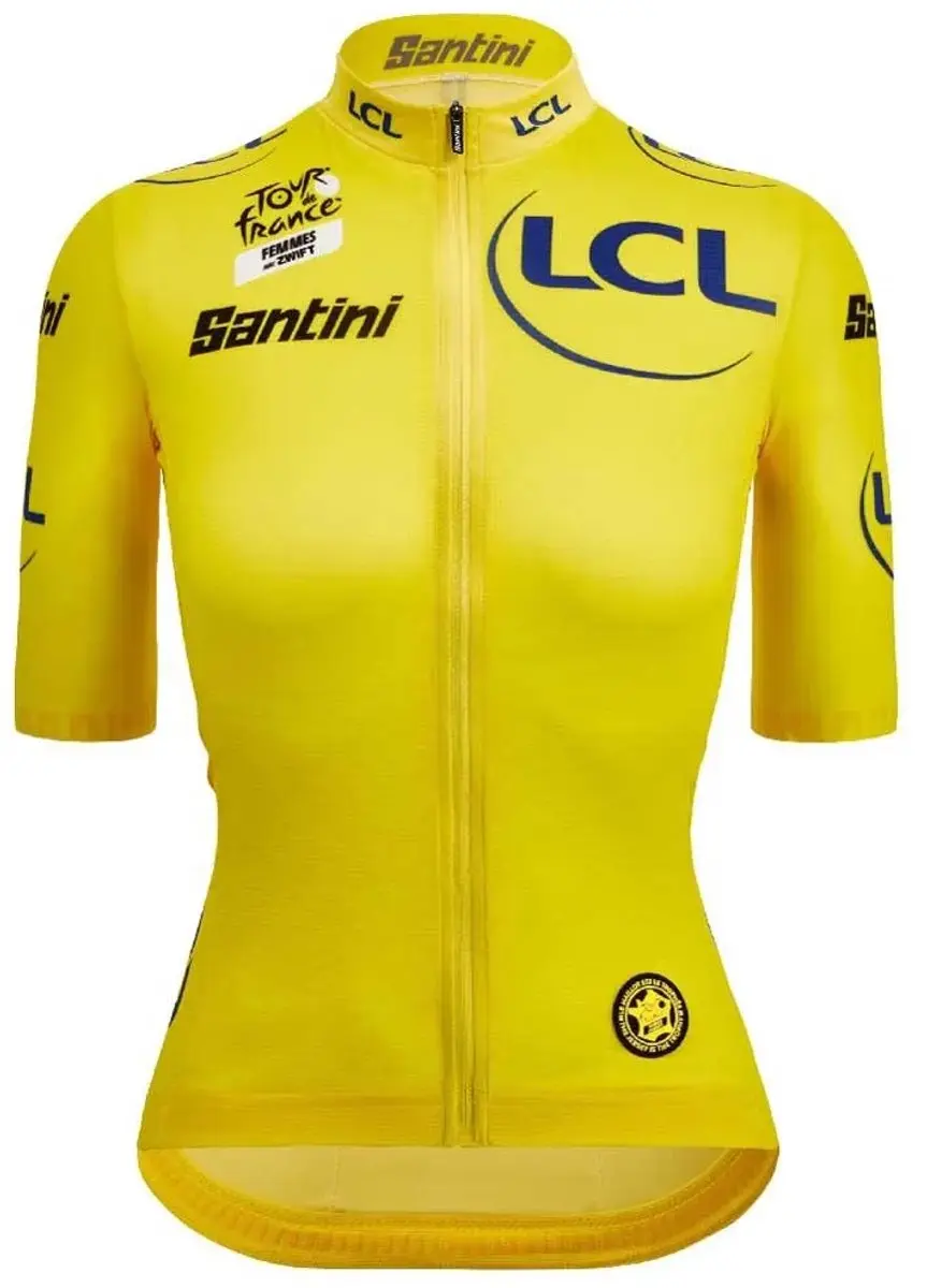 Santini Tour De France Avec Zwift Wielertrui Geel XS