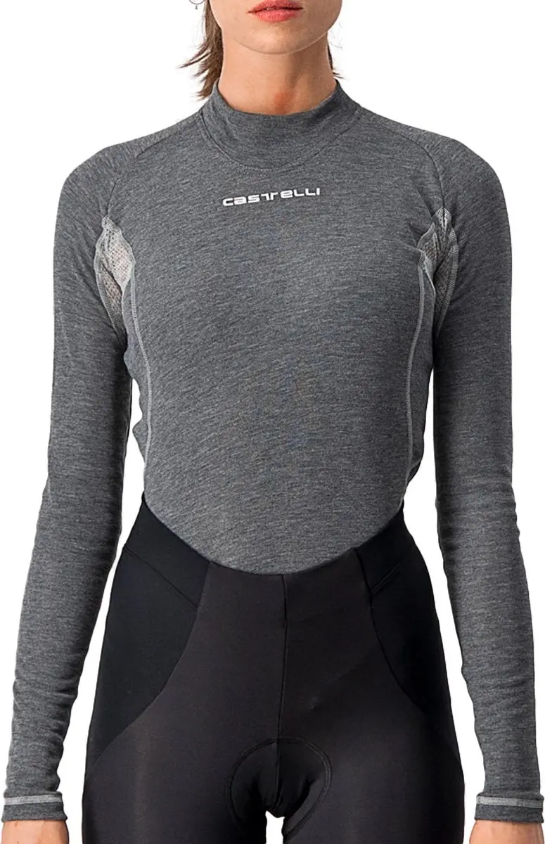 Castelli Flanders 2 Warm Ondershirt Dames Grijs