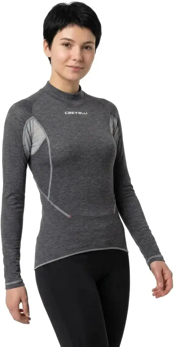 Castelli Flanders 2 Warm Ondershirt Dames Grijs - afbeelding 3 van 6