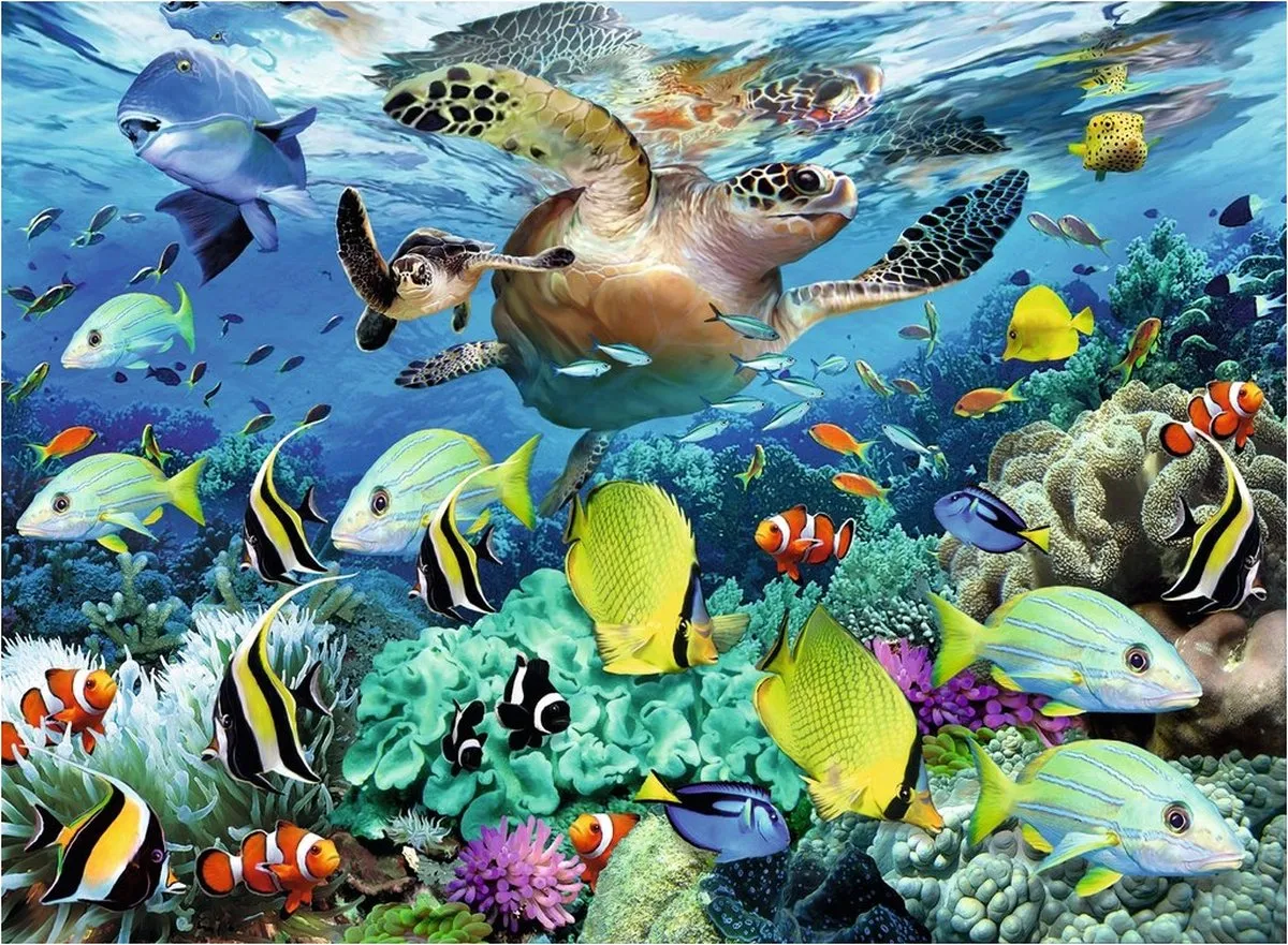 Ravensburger Onderwaterparadijs Legpuzzel 150 Stuks - Multicolor