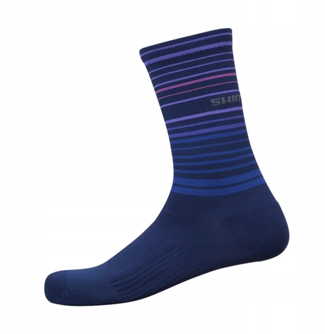 Shimano Fietssokken Navy/Paars Maat 36-40