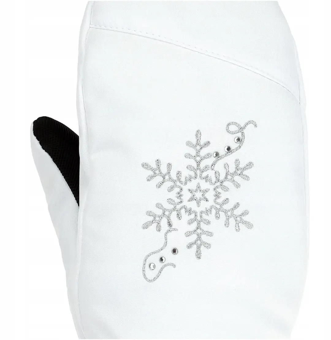 Viking Aliana Mitten Dames Skihandschoenen - Maat 6 - Wit - afbeelding 4 van 5