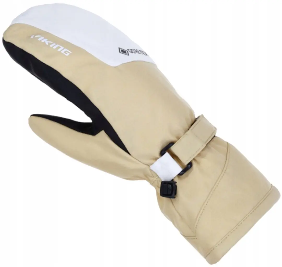 Viking Sherpa 2.0 GTX Mitten Dames Skihandschoenen Maat 7 Beige
