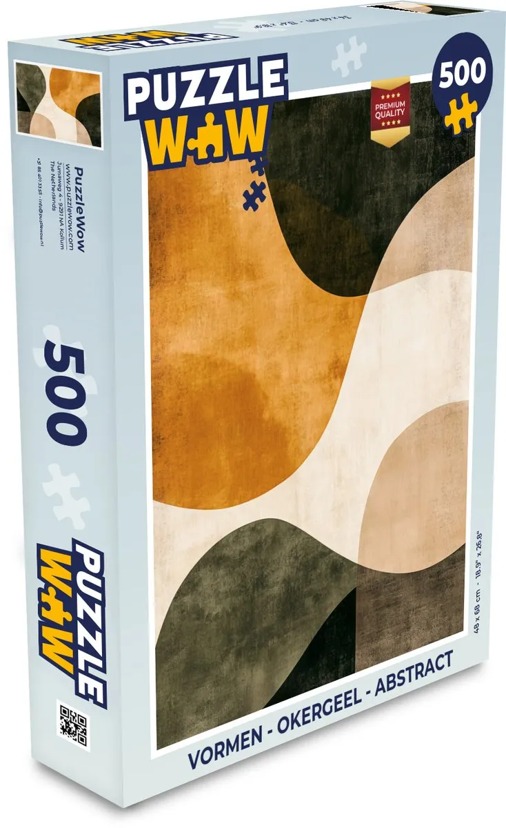 PuzzleWow Abstract Legpuzzel 500 Stuks