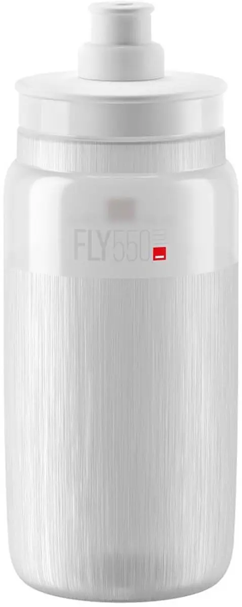 Elite Fly Tex Fiets Bidon 550ml - Transparant - afbeelding 2 van 2