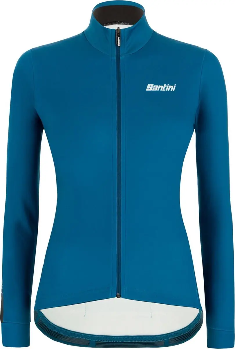 Santini Fietsshirt Lange mouwen Petrol Dames