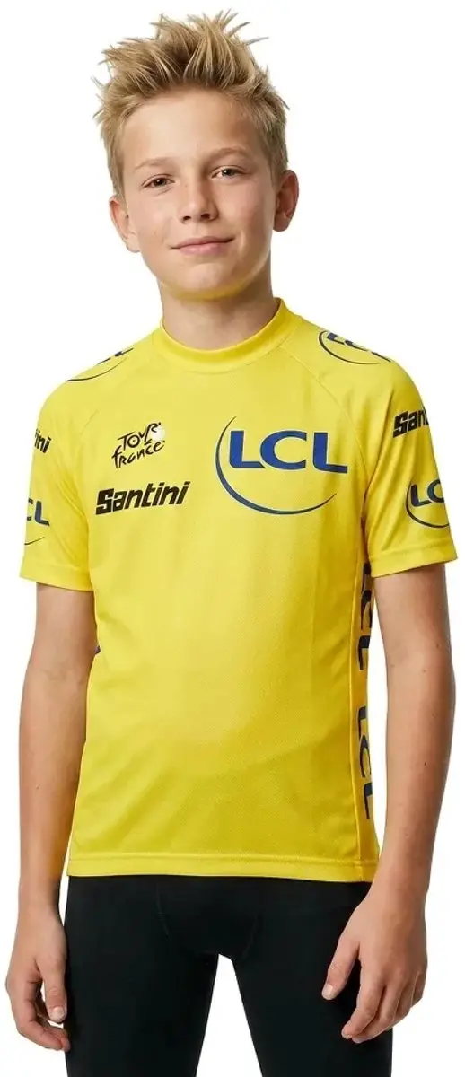 Santini Tour de France Baby Gele Leader Jersey - One Size - afbeelding 2 van 6