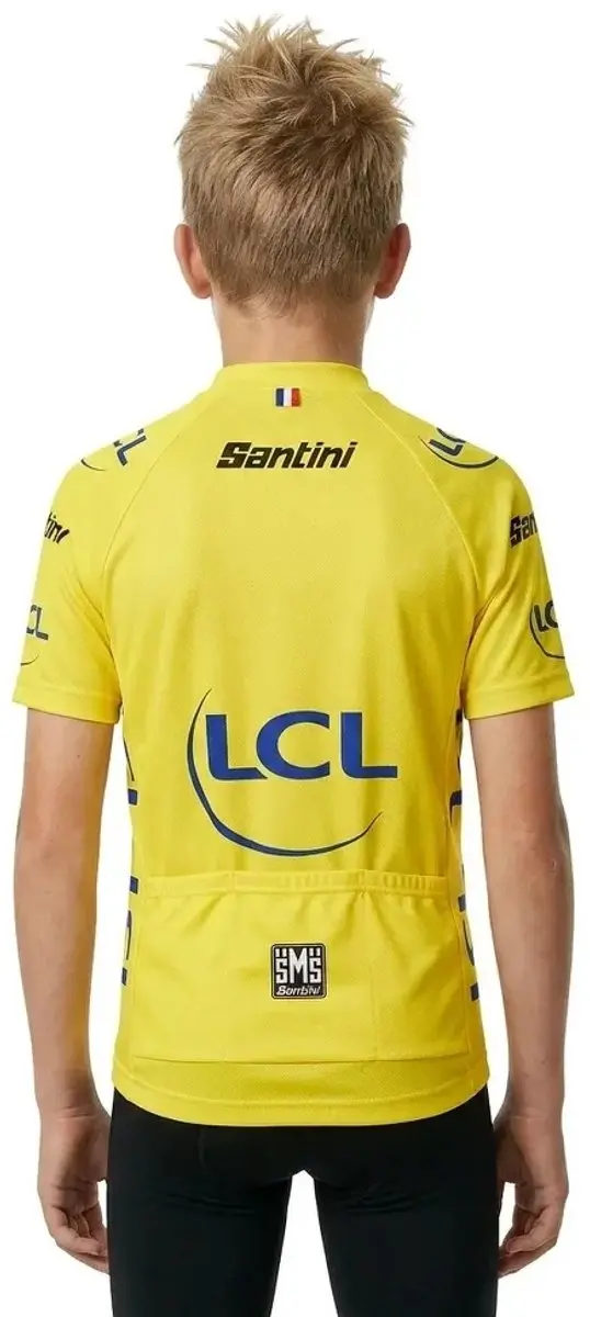 Santini Tour de France Baby Gele Leader Jersey - One Size - afbeelding 6 van 6