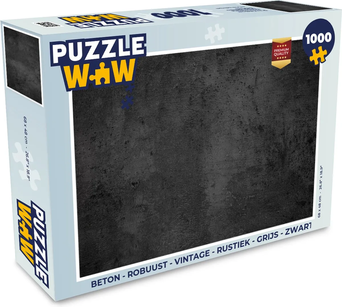 PuzzleWow Legpuzzel 1000 Stuks - Vintage Robuust Multicolor
