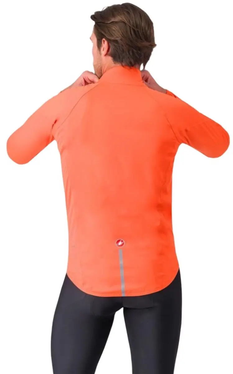Castelli Rain Emergency 3 Jas - L - Brilliant Orange