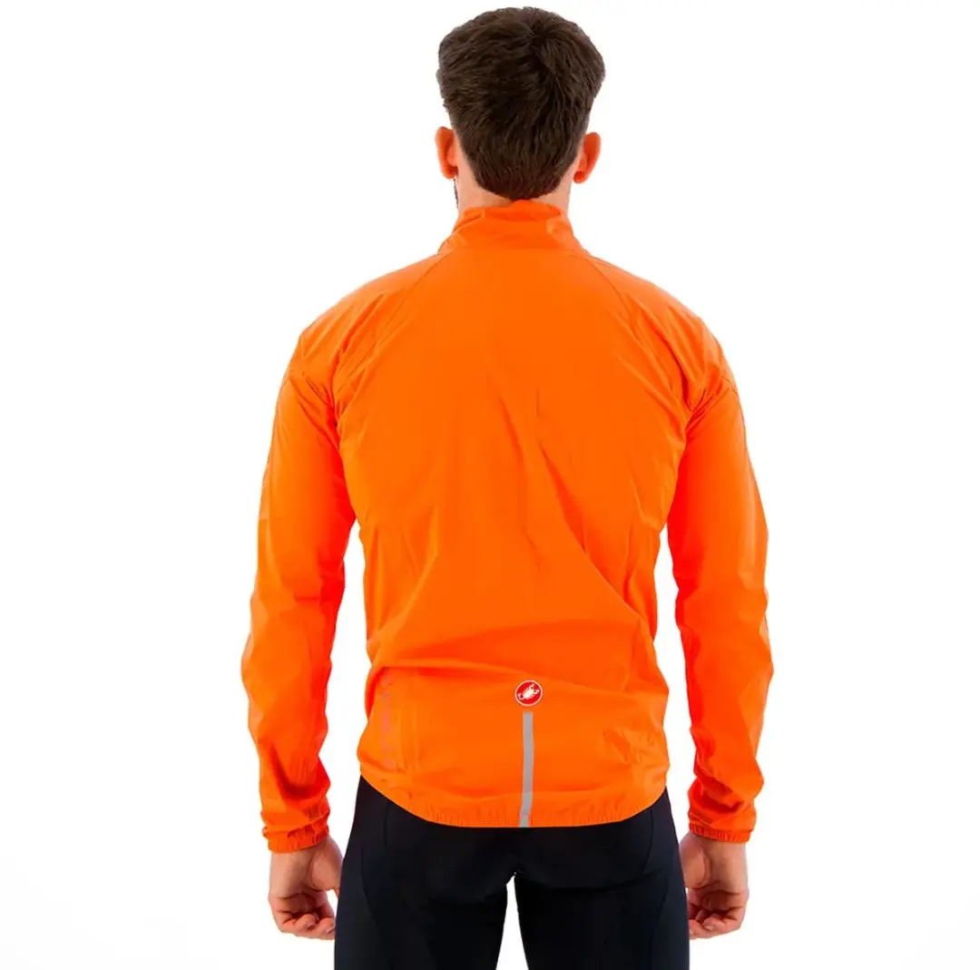 Castelli Rain Emergency 3 Jas - L - Brilliant Orange