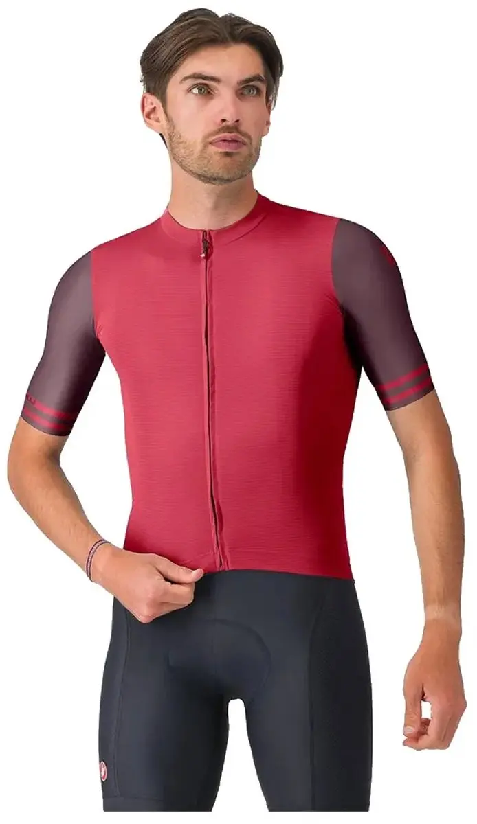 Castelli Prologo Lite 2 Korte Mouw Wielertrui Rood M Man