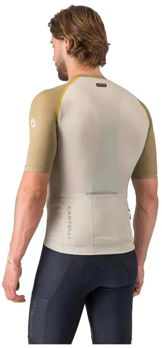 Castelli Unlimited Endurance 3 Wielertrui - L - Silver Moon/Brown Elmwood/Mango/Mojito