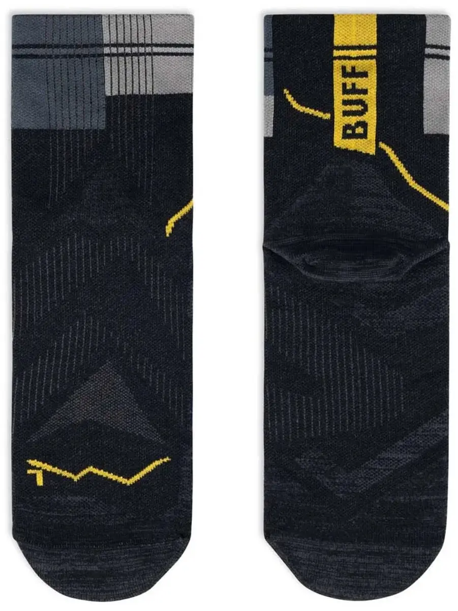 Buff Coolnet Quarter Hardloopsokken - 36-38 - Graphite