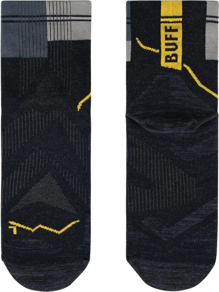Buff Coolnet Quarter Hardloopsokken - 36-38 - Graphite