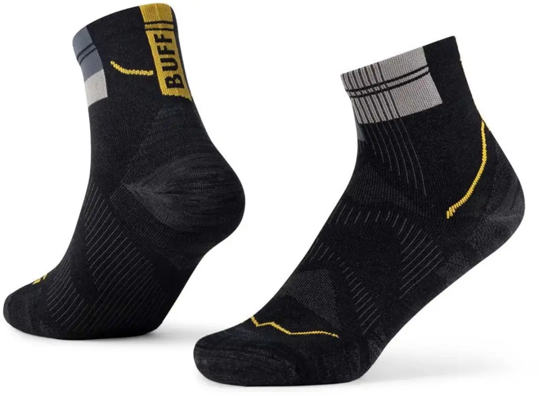 Buff Coolnet Quarter Hardloopsokken - 36-38 - Graphite - afbeelding 6 van 6