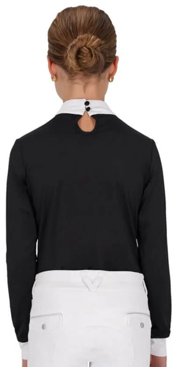 Wedstrijdshirt QHP Amilara Junior Zwart