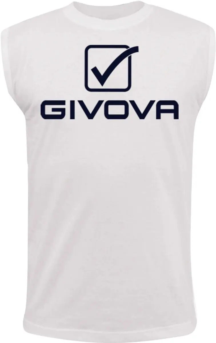 Givova Sponsor Logo Grote Tanktop Wit - XXL - afbeelding 2 van 2