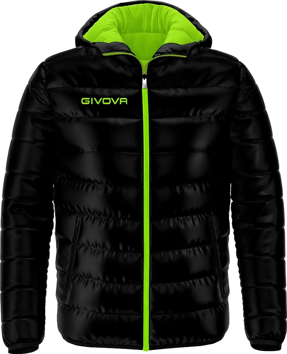 Givova Olanda Jas - Groen/Zwart 2XL