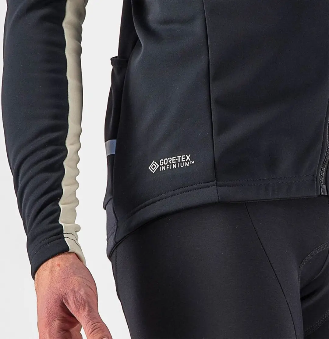 Castelli Mortirolo 6S Jas - Zwart/Licht Krijt/Silver Reflex M - afbeelding 5 van 6