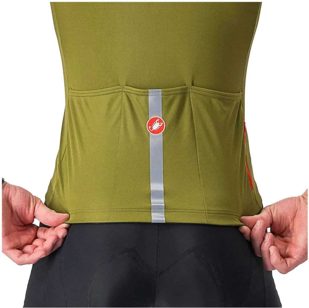 Castelli Classifica Wielertrui - Korte mouwen - S - Avocado Green - afbeelding 4 van 6