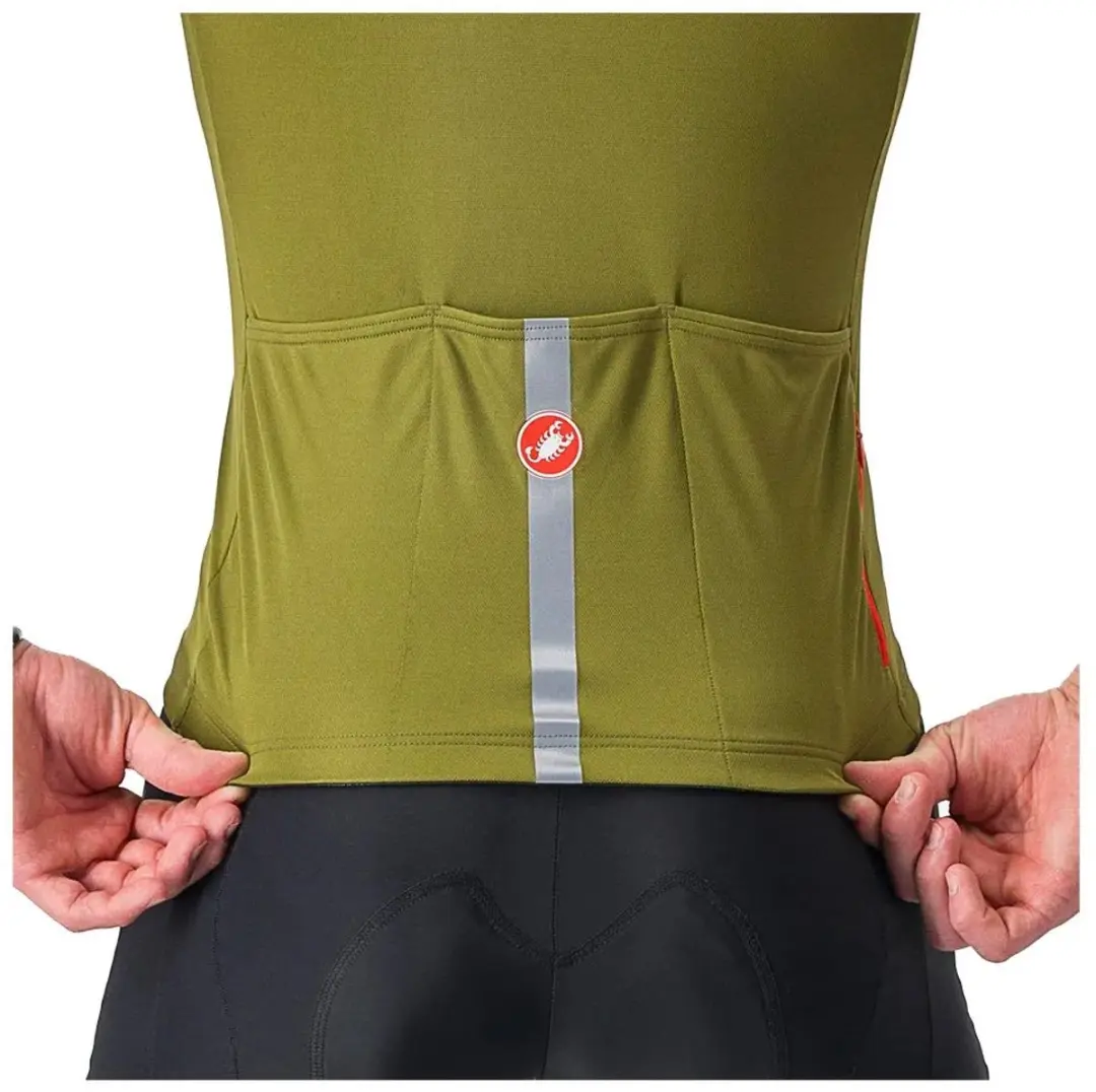 Castelli Classifica Wielertrui - Korte mouwen - S - Avocado Green - afbeelding 6 van 6