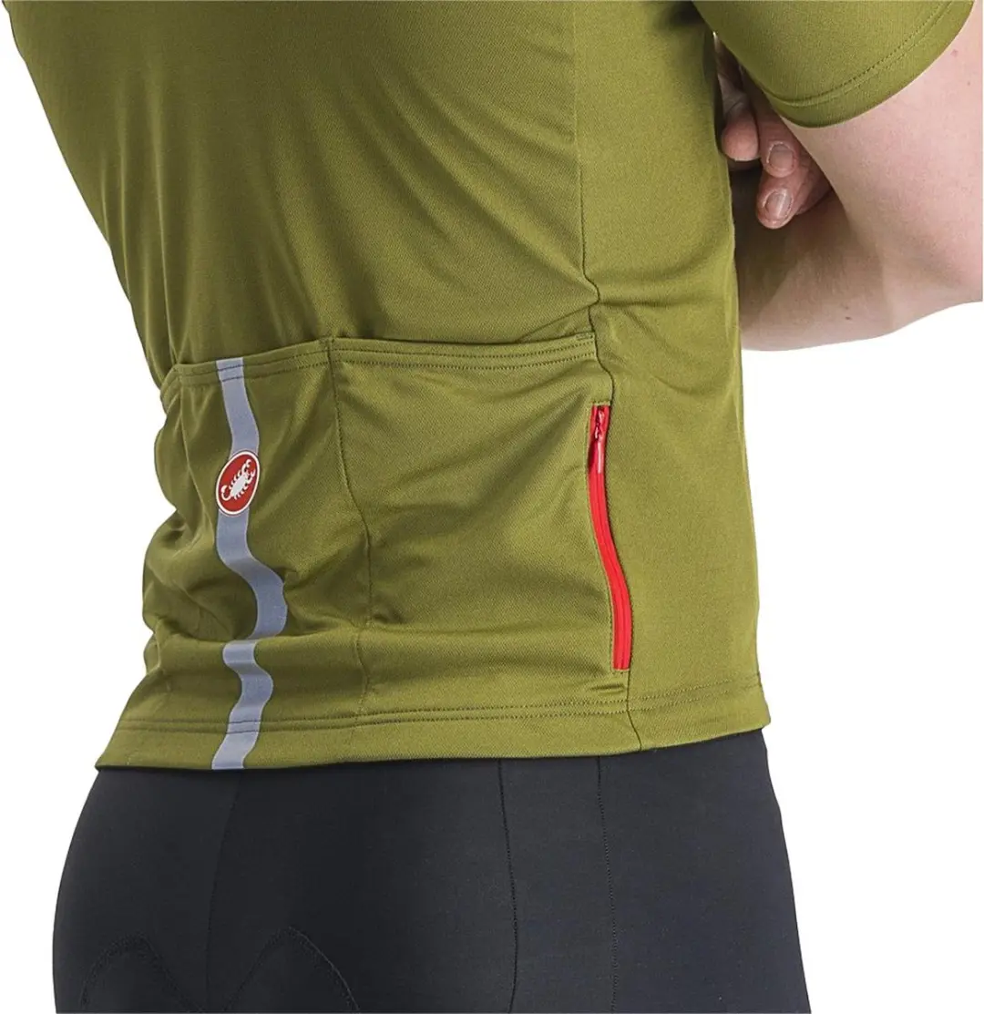 Castelli Classifica Wielertrui - Korte mouwen - S - Avocado Green - afbeelding 5 van 6