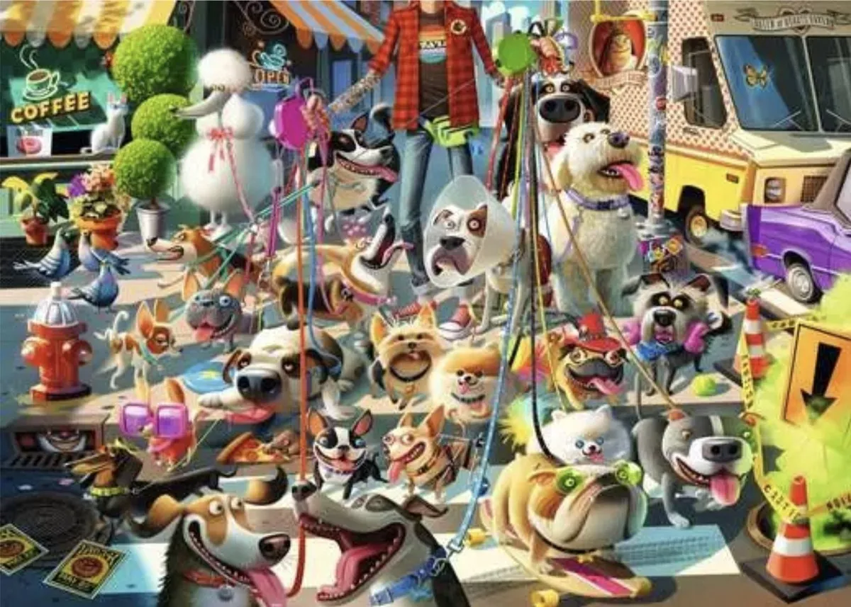 Ravensburger The Dog Walker 1000 Puzzeldelen - Multi