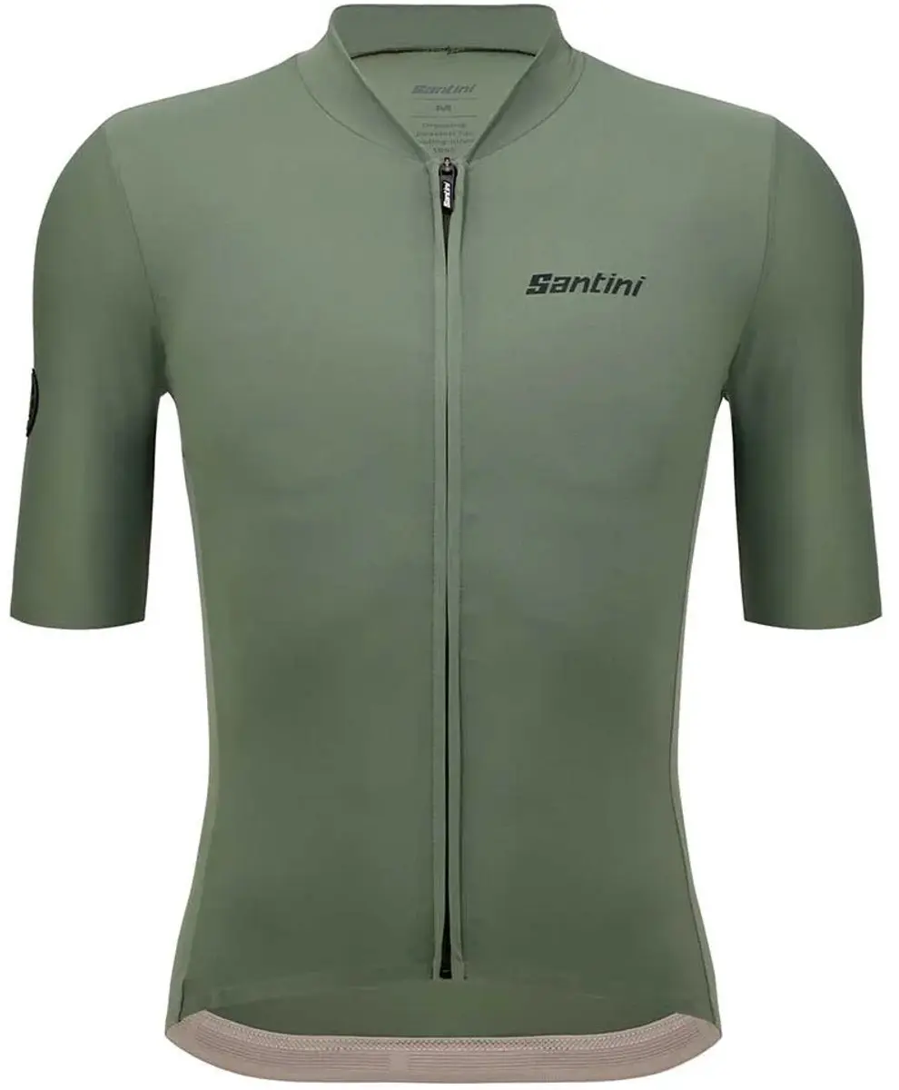 Santini Stone Light Korte Mouw Wielertrui Groen XL Man