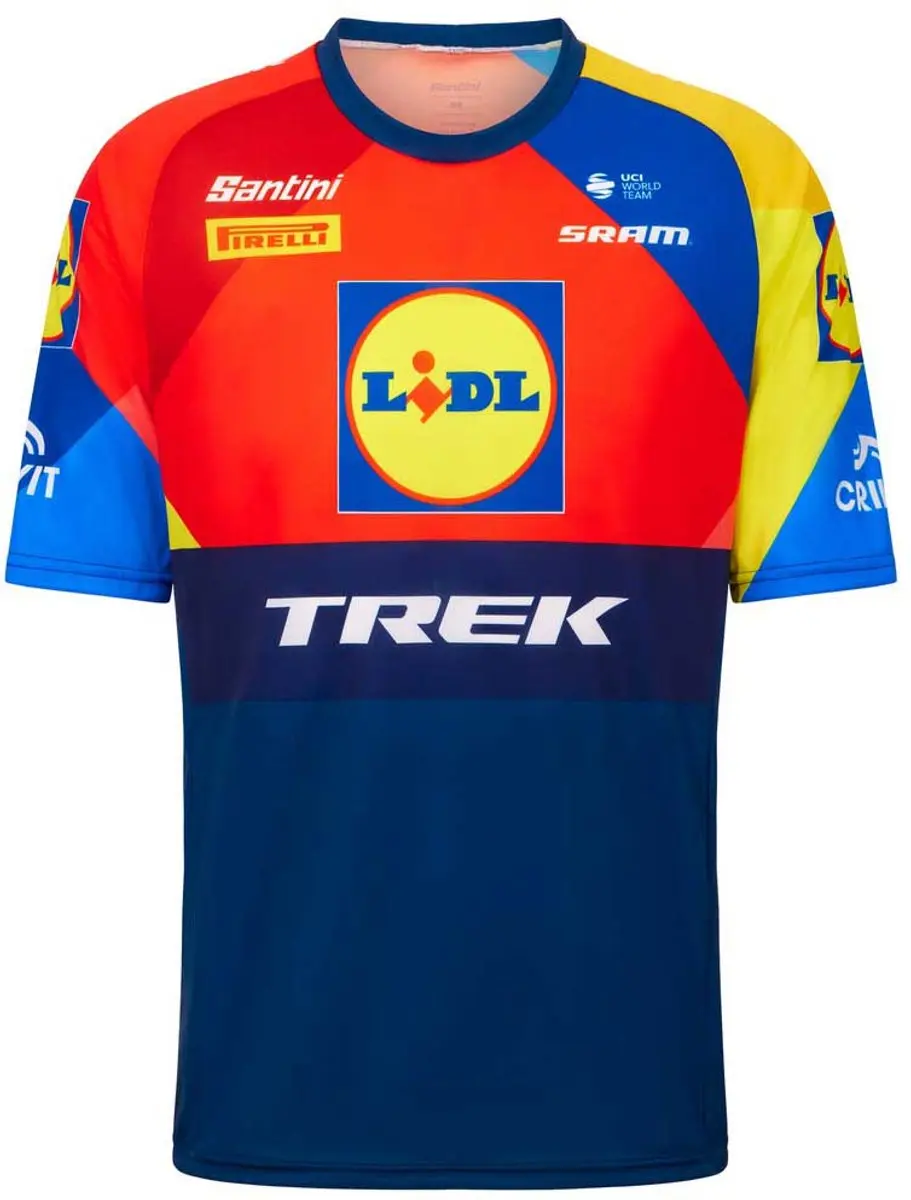 Santini Lidl-trek 2025 T-shirt Met Korte Mouwen Veelkleurig 3XL