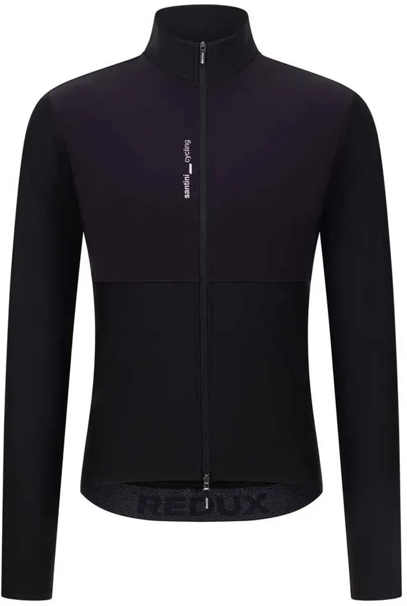 Santini Redux Power Wool Thermo Jas - S - Zwart - afbeelding 4 van 4